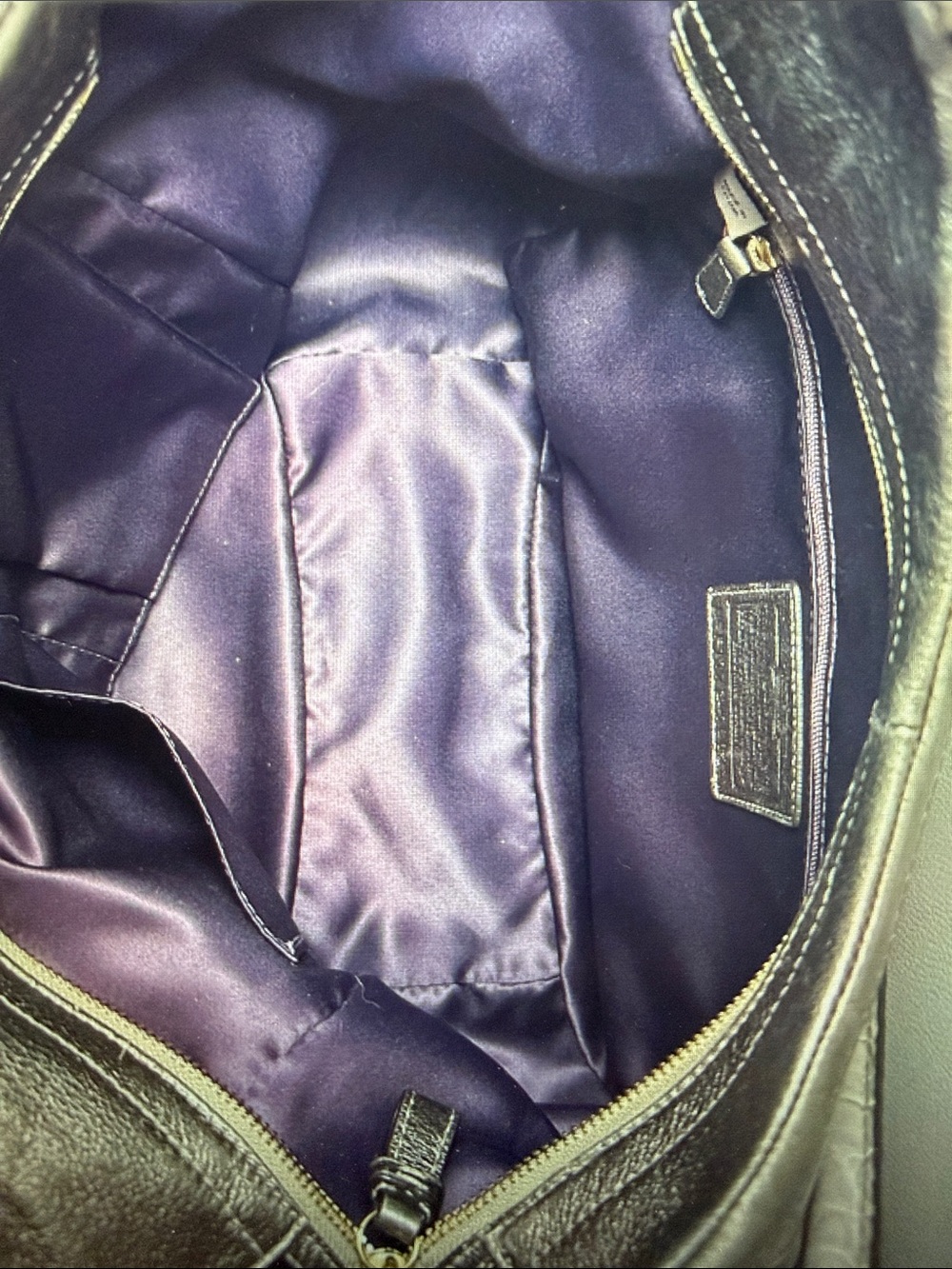 Coach Madison Abigail Exotic Embossed Leather Carryall Satchel w Dust Bag - EUC - Picture 10 of 12